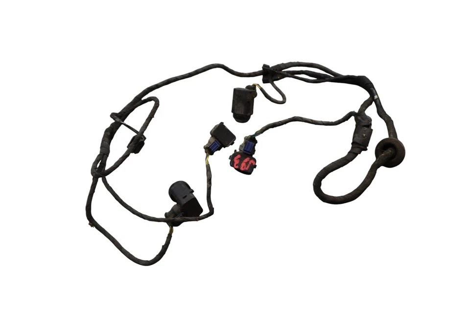 Arnés de cables sensor estacionamiento parachoques trasero AMG 2000-08 Mercedes R230 CLK55 PDC OEM Foto 4 de 4