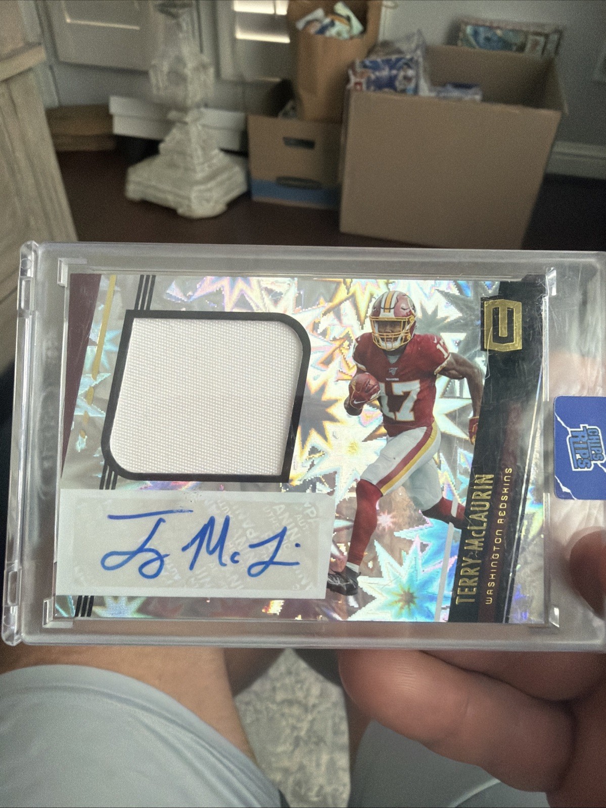 🤩Terry McLaurin /75 2019 Panini Unparalleled Rookie Jersey Auto Commanders🔥📈