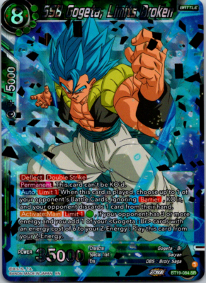 SSB Gogeta, Limits Broken BT19-084 SR Foil Dragon Ball Super Card