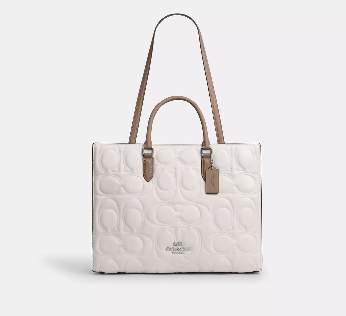 トートバッグ COACH Maggie Tote Bag In Blocked Signature Canvas  CY677 NWT Coach Maggie Tote Bag In Blocked Signature Canvas CY677