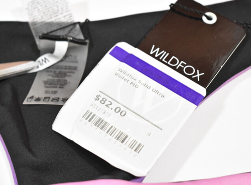 Women's Wildfox Black Ultra Violet Reversible Strappy Bikini Bottom Size M - Picture 9 of 10