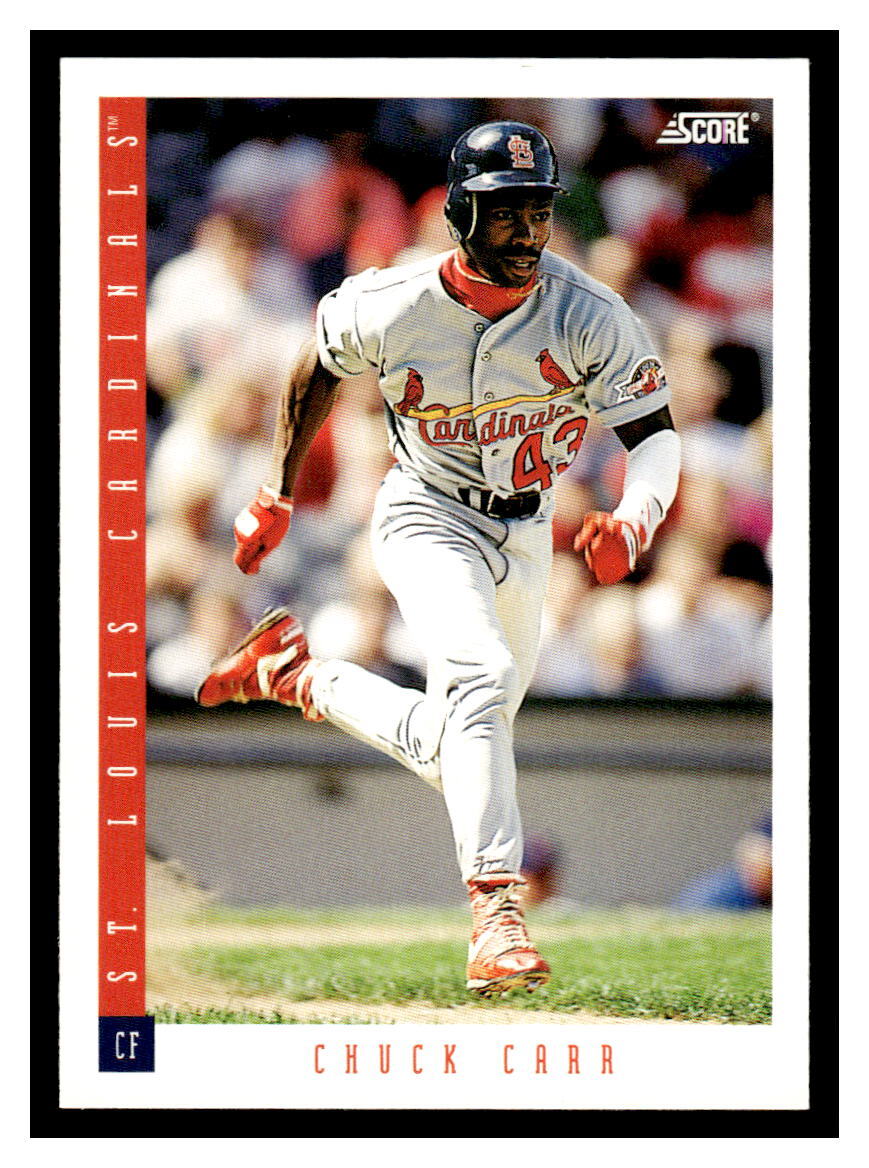 1993 Score #545 Chuck Carr - Cardinals