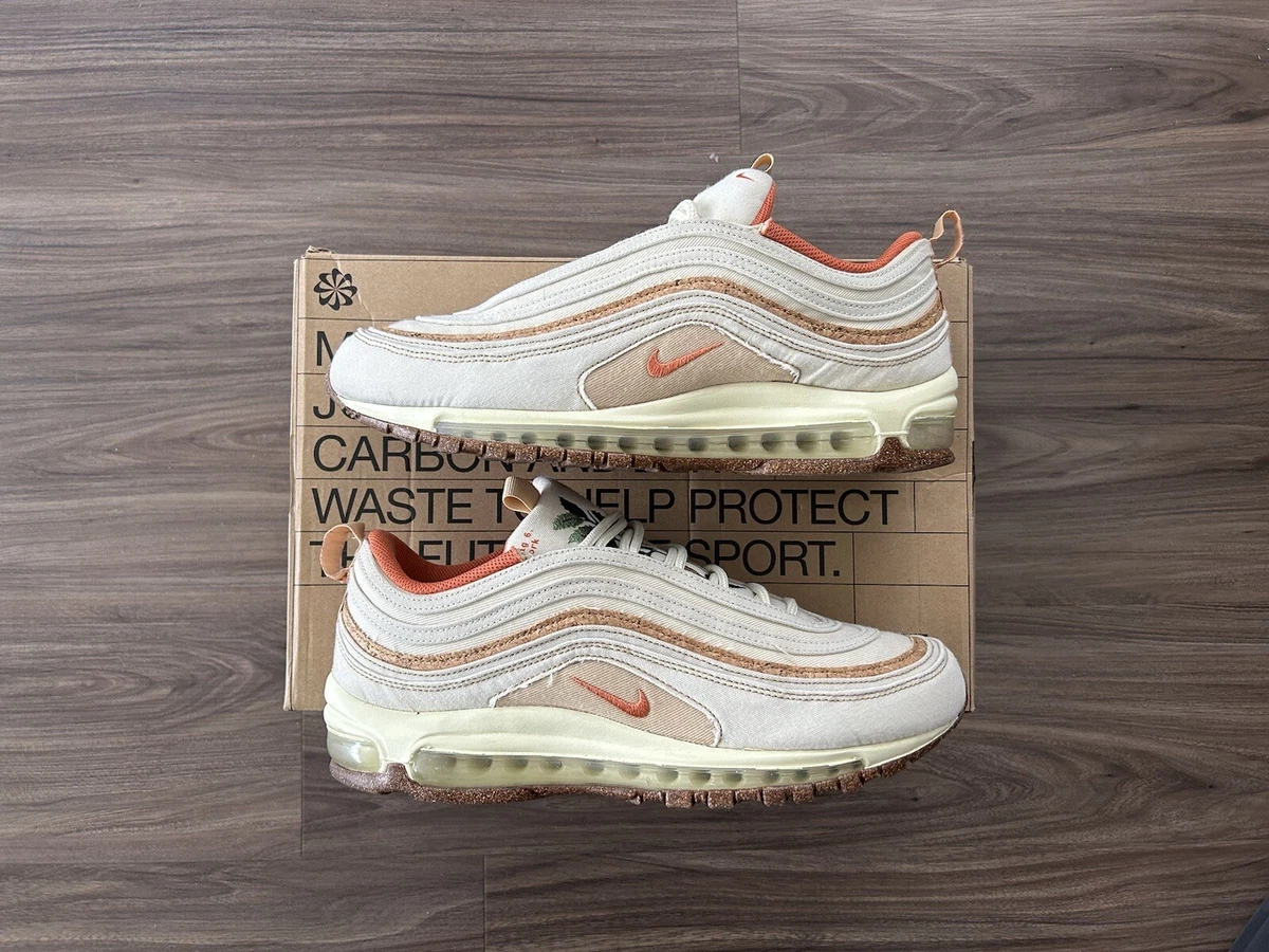 Size 11 Nike Air Max 97 Cork 2021 Sail Orange with original box
