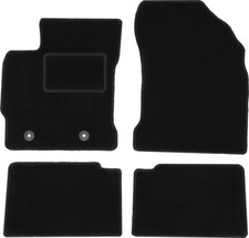 schwarze Velours-Fußmatten für: Toyota Auris II Fließheck, Kombi 2012-2018