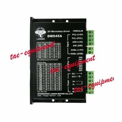2/4 Phase Nema23 Stepper Motor Driver 128 Microstep 4.5A DM545A Long Motor *