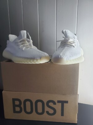Adidas Yeezy Boost 350 V2 Cream Triple White CP9366 Size 9.5