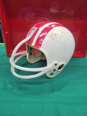 Casque De Football Américain Vintage Kent - Rouge Et Blanc - Taille 7 1/4