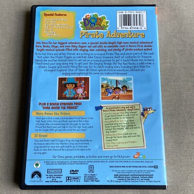 Dora the Explorer Pirate Adventure (DVD Nick Jr 3 Episode Set