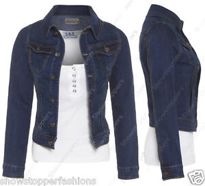 Jean Jackets Ladies Blue 