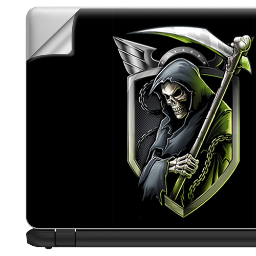 Laptop Skin Wrap Universal for 13 inch - Black ops grim reaper - Picture 3 of 7