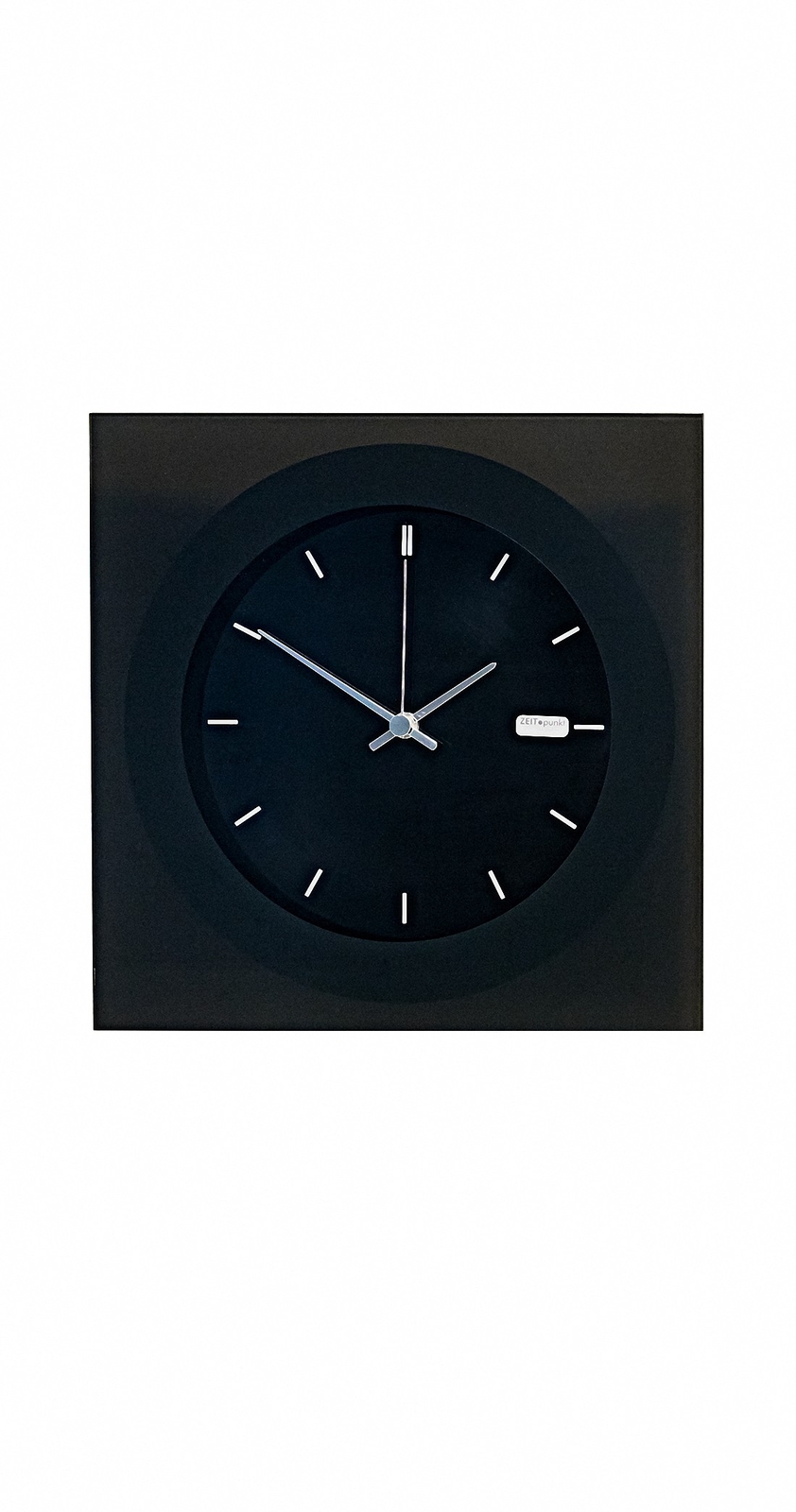 Modern wall clock with quartz movement from Zeitpunkt (Zeit.. ZP 12/5274-762 NEW