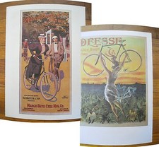 1973 PRINT/POSTER/AD~1897 MARCH DAVIS BIKES~1898 DEESEE BIKES~16"x11"