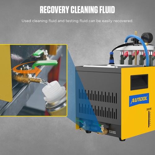 AUTOOL CT160 Ultrasonic Petrol Fuel Injector Tester Cleaner Cleaning