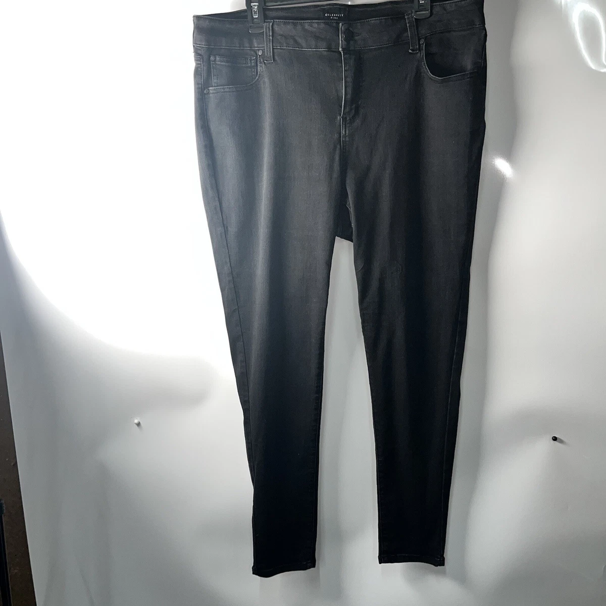 celebrity pink black jeans trouser size 18 eBay