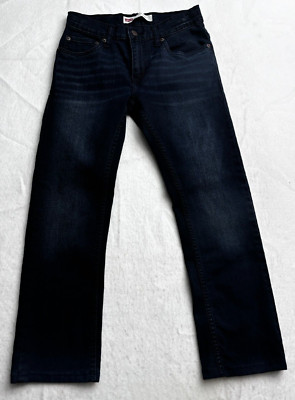 Levis 511 Slim Fit Jeans Blue Stretch Dark Wash 81917 Womens Size 12R 26x24.5