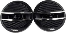 DS18 TX1S Car Audio 2" Super Tweeter Build In Crossover - 200W Max Pair Silver