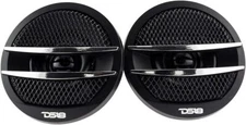 DS18 TX1S Car Audio 2" Super Tweeter Build In Crossover - 200W Max Pair Silver