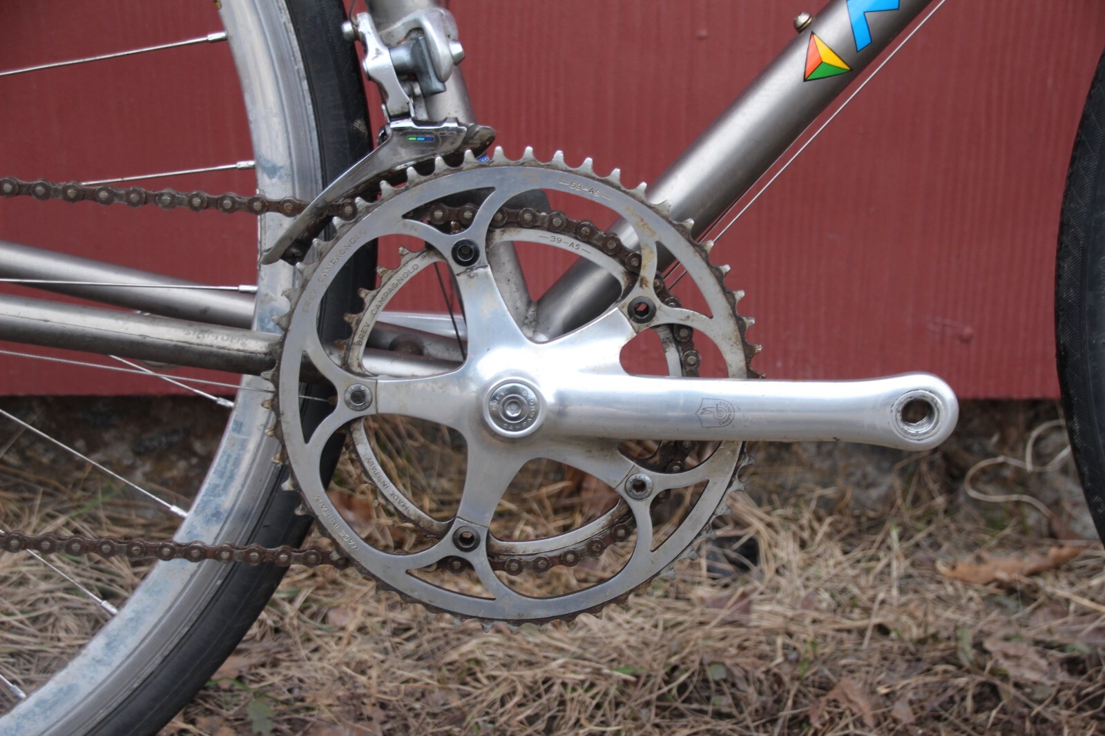 Vintage McMahon MRC Titanium 55cm Road Bike Campagnolo Record 16 Speed