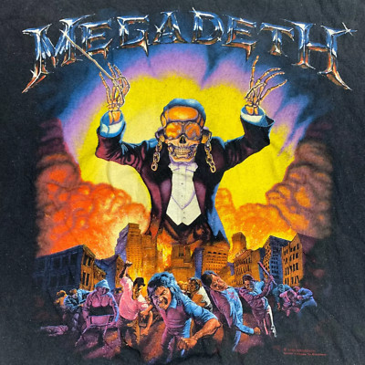 Megadeth Band Symphony Of Destruction  T Shirt Full Size S-5XL