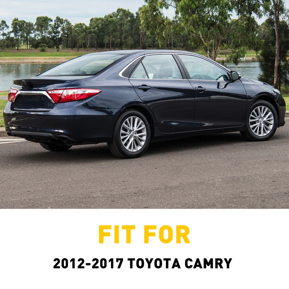 Комплект из 4 дверных ручек снаружи черный передний задний для 2012-17 Toyota Camry - Изображение 4 из 4