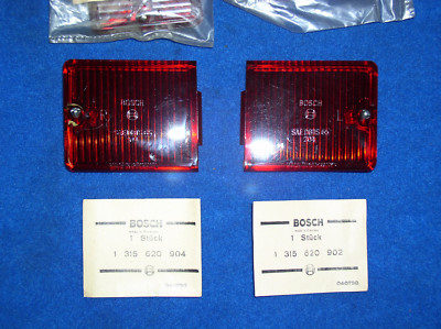 2 x Original Bosch Opel Kadett B Coupe Left + Right Tail Light  65 - 67  NOS 