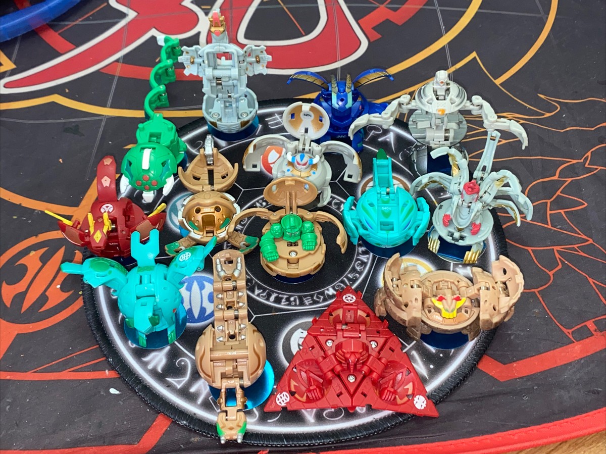 Bakugan Battle Brawler Lot of 14 Subterra Gorem Jaakor Centipoid