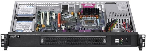 Estuche 1U (Short D11.8") (4 x 2.5" HDD) (Chasis de Montaje en Rack) (Micro-ATX / ITX) NUEVO - Imagen 8 de 17