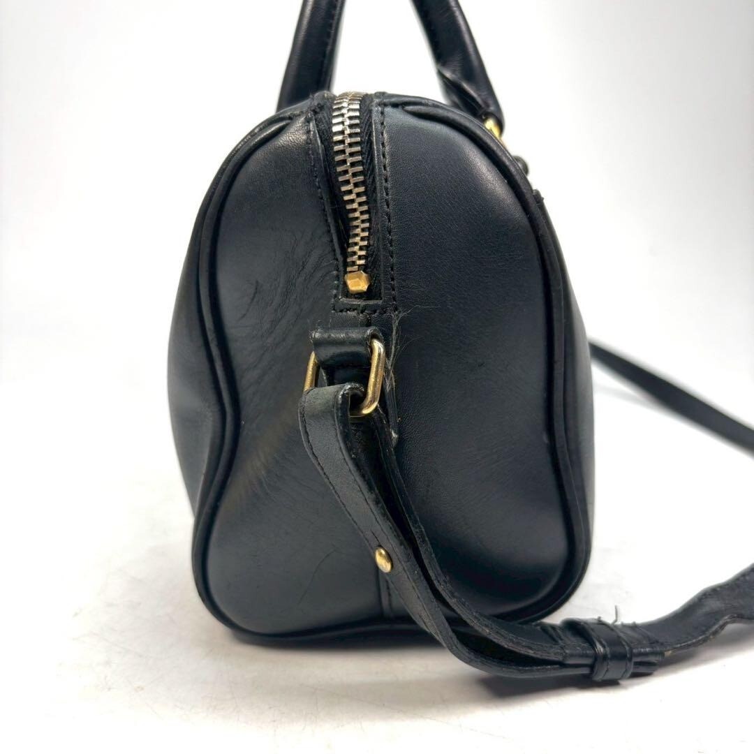 Borsa a tracolla Yves Saint Laurent YSL 2 vie pelle nera autentica F0508172