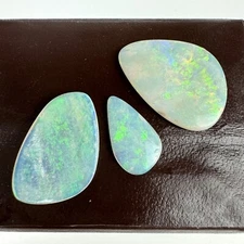 Australian Solid Crystal Opal Loose Stone 3 P/c Free Form