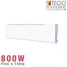 Radiatore elettrico svedese TEGO 800W basso consumo | h. 20cm | fino 15 mq