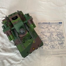 Perfect 1989 GI Joe Slaughter's Equalizer Tank Hasbro 100% COMPLETE W/ Blueprint