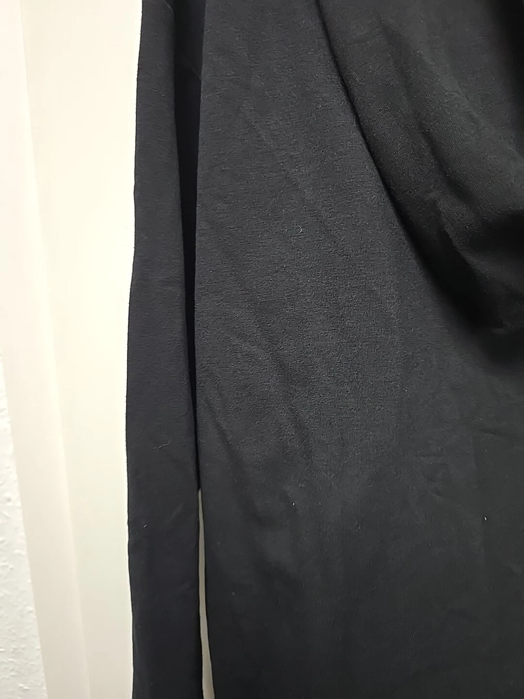 SACAI 7744# donna felpa con cappuccio felpa con cappuccio felpa nero taglia L