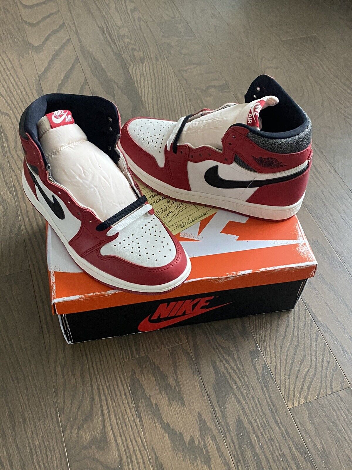 Jordan 1 Retro High OG Chicago Lost and Found Hombre - DZ5485-612 - MX