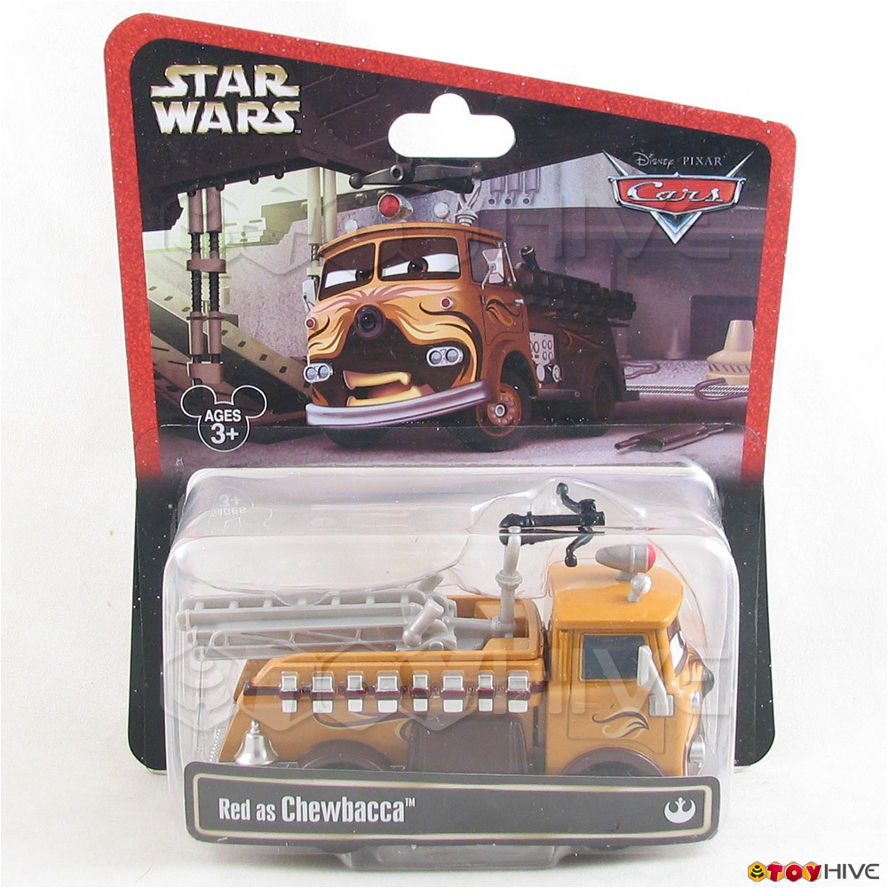 Disney Pixar Cars Red as Chewbacca Star Wars theme park exclusive Weekends 2014