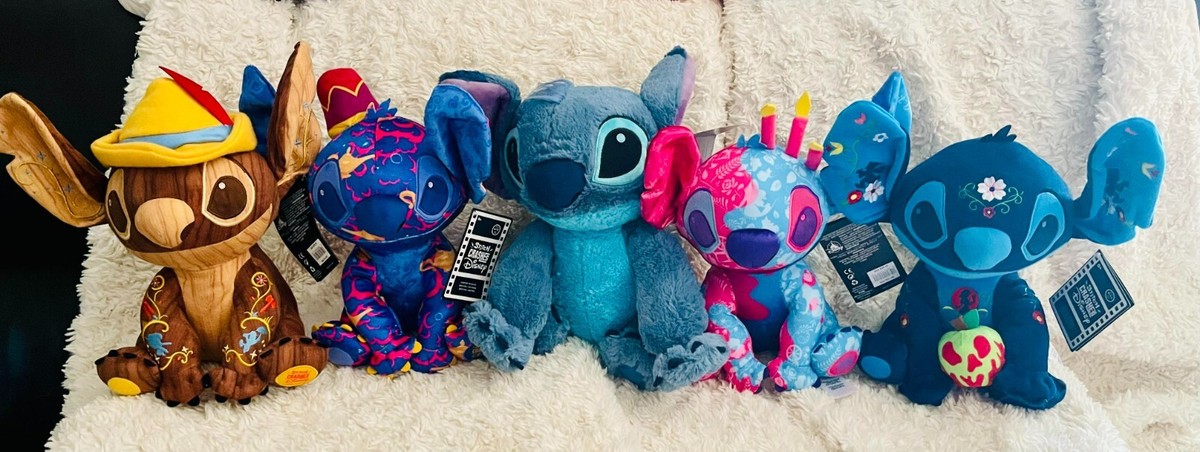 Stitch Crashes Disney Plush Full Set 1-12 new with Tags Limited