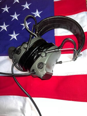 3M Peltor ComTac III DUAL COMMS Headset W/ Gel Cups TCA Military