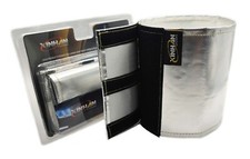 Aluminum Fiberglass Universal Starter Heat Shield 7 X 24in Wrap Self Attaching Aluminum Fiberglass Universal Starter Heat Shield 7 X 24in Wrap Self Attaching