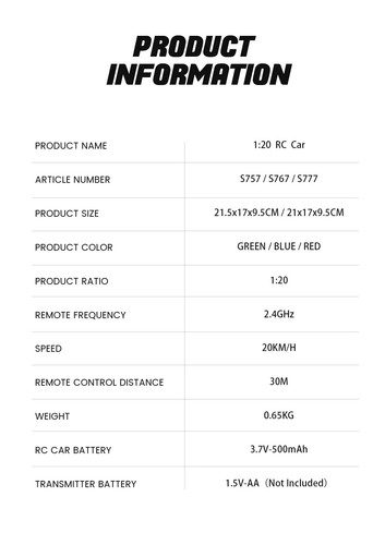 1:20 Off Road RC Car 2.4G Remote Control Cars High Speed Climbe Drift Truck Toy - Picture 21 of 25