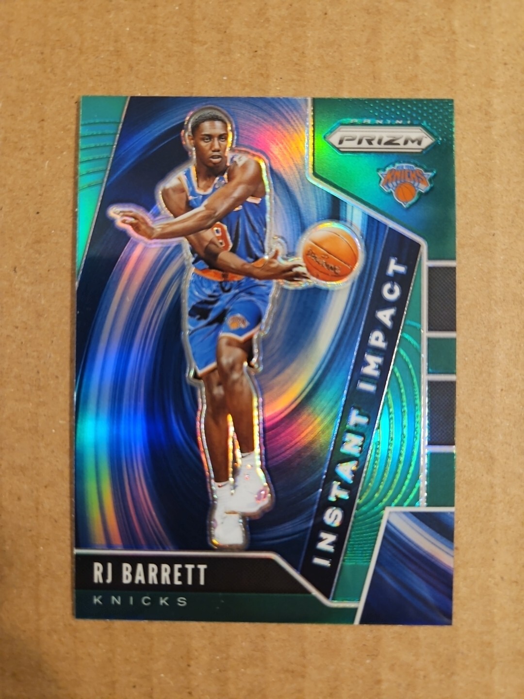 2019-20 NBA Panini Instant Impact Green RJ Barrett Prizm Rookie RC #22