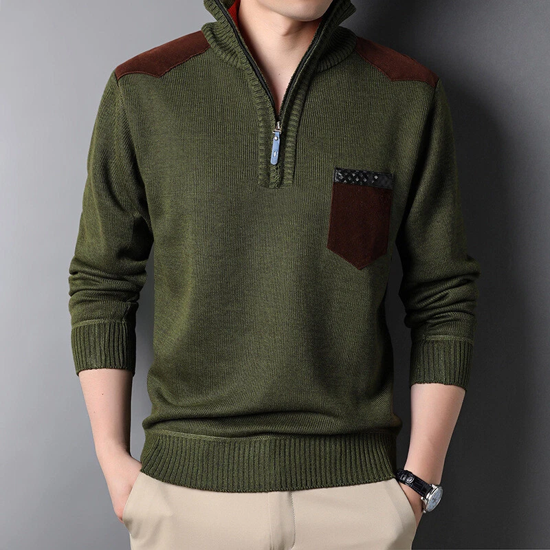 Green velvet sweater sale