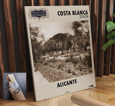 Spain Alicante Costa Blanca CANVAS WALL ART 24x30 in