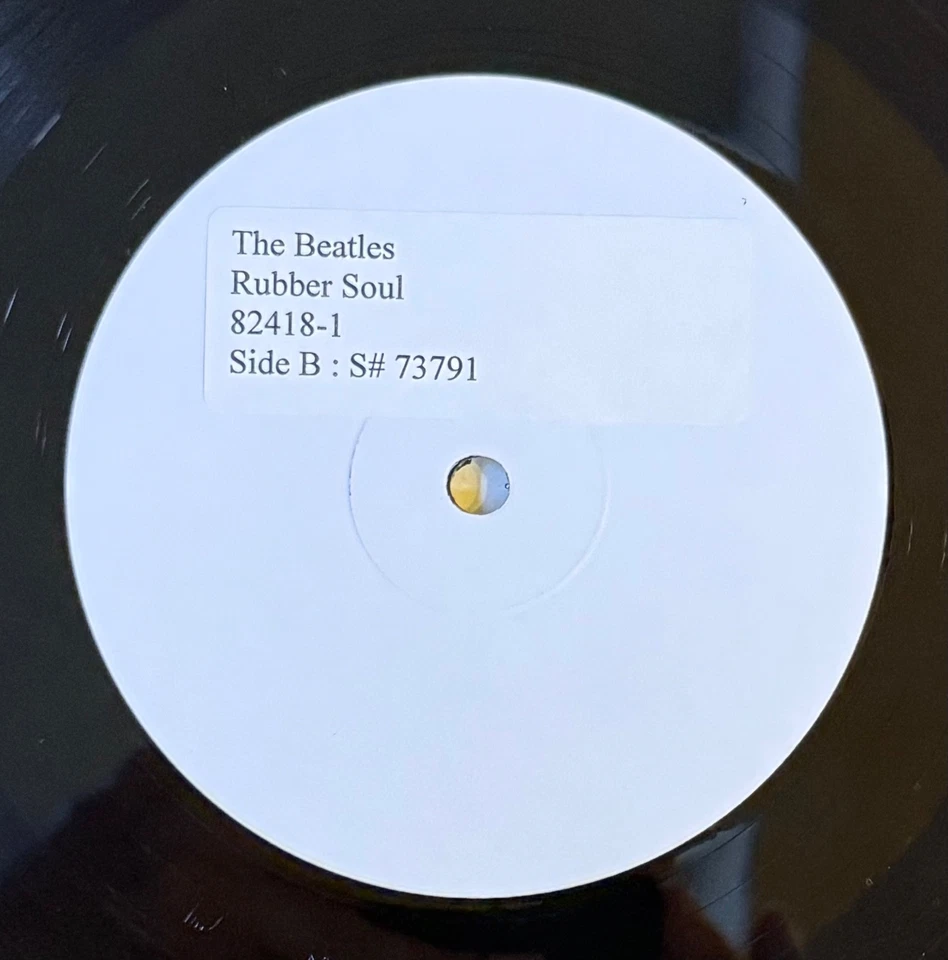 BEATLES Rubber Soul TEST PRESSING 180g VINYL LP 2012 Remaster US Capitol RARE - Image 3 of 4