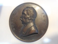 medaglia incisore Antonio Fabris a ricordo morte Venezia 1865 Stiore