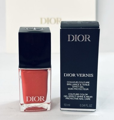 Dior Vernis Nail Polish #330 Coral Pop Limited Edition / Gel Effect/ Authentic