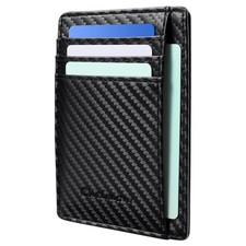Slim Wallet for Men, Minimalist Front Pocket RFID Blocking Credit Card Holder...