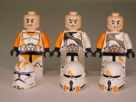 LEGO Star Wars Utapau Clone Trooper Lot of 3 w/ Waist Capes! + Extras - 75036!