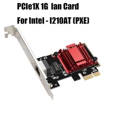 1G RJ45 LAN Port Network Card Intel I210AT(PXE) PCI-E1X Gigabit Ethernet Adapter