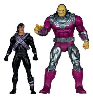 DC Multiverse Megafig Actionfigur 2er Pack Mongul vs Superman (Return of Superma
