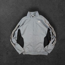 Adidas 2000s Germany Gray Clothing Item 2XO Color Block Full Zip