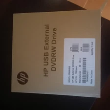 HP F2B56AA External DVD-RW Drive with USB - Black